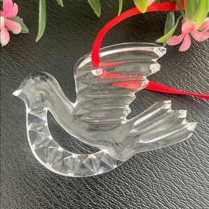 Elegant Crystal Dove Ornament - Perfect for Holiday Decor!